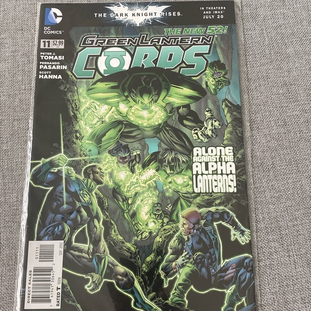 Green Lantern comic book. New end package.